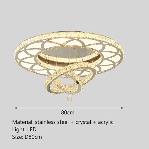 Pendant lights, luxury crystal - Image 23