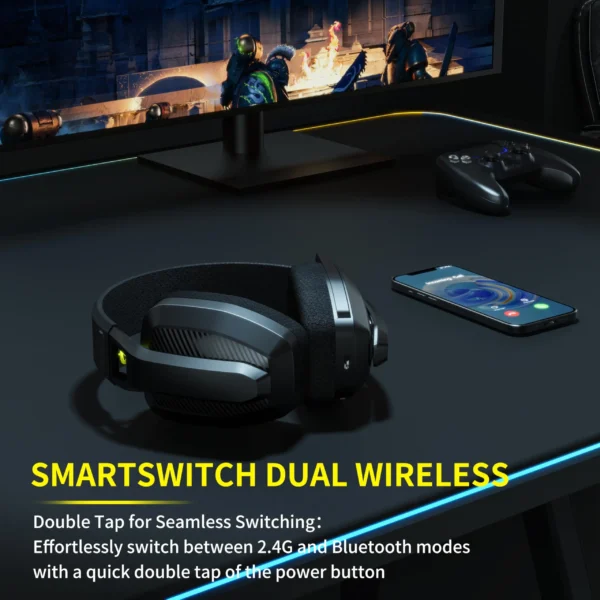 BINNUNE Wireless Gaming Headset - Image 2