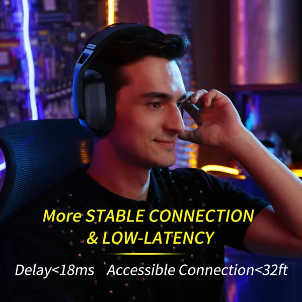 BINNUNE Wireless Gaming Headset - Image 3