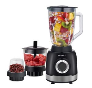 3-in-1 Multi-Purpose Blender and Food Processor for Smoothies