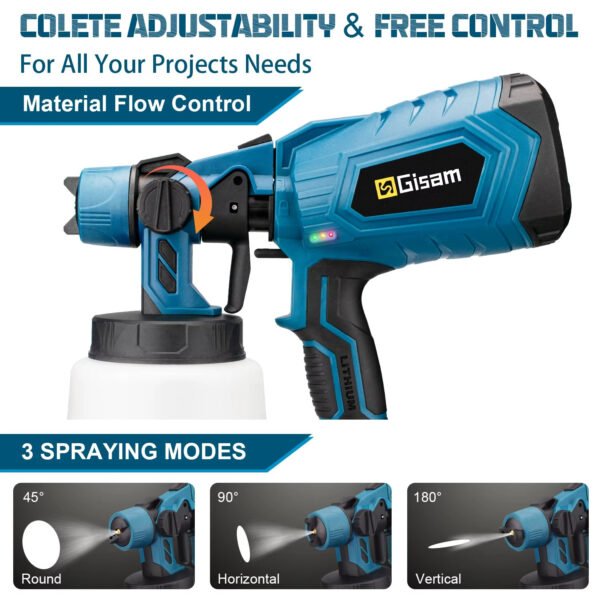 Powerful electric spray gun for car and furniture paint - Image 5