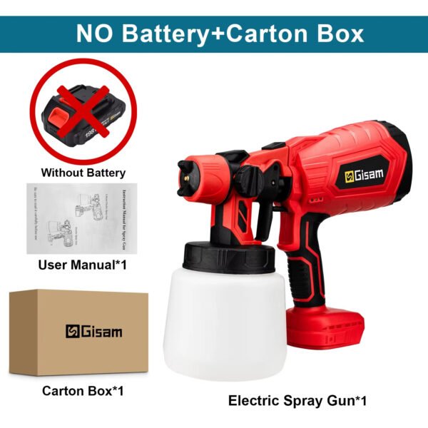 Powerful electric spray gun for car and furniture paint - Image 15