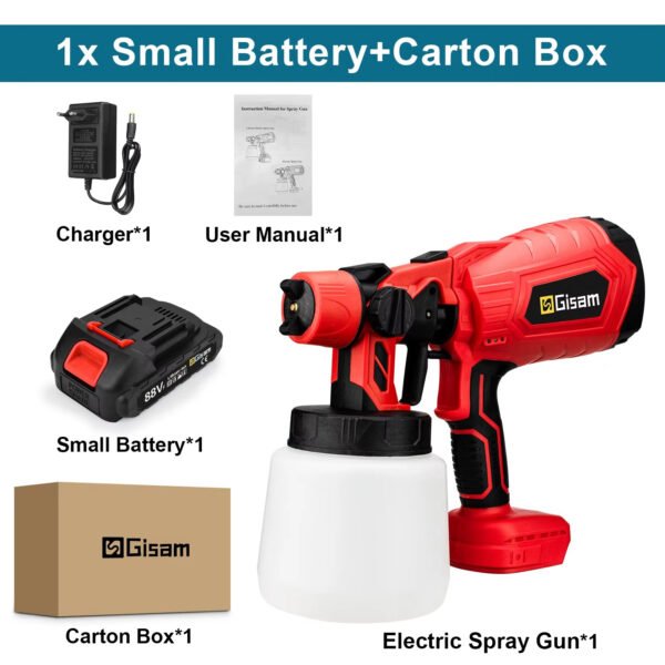 Powerful electric spray gun for car and furniture paint - Image 12