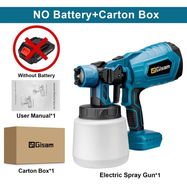 Powerful electric spray gun for car and furniture paint - Image 17